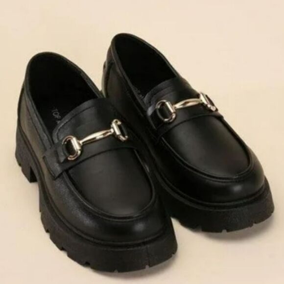 BRAM NEW TOP MODA WOMEN'S LUG SOLE LOAFER WITH HORSEBIT - Picture 9 of 15